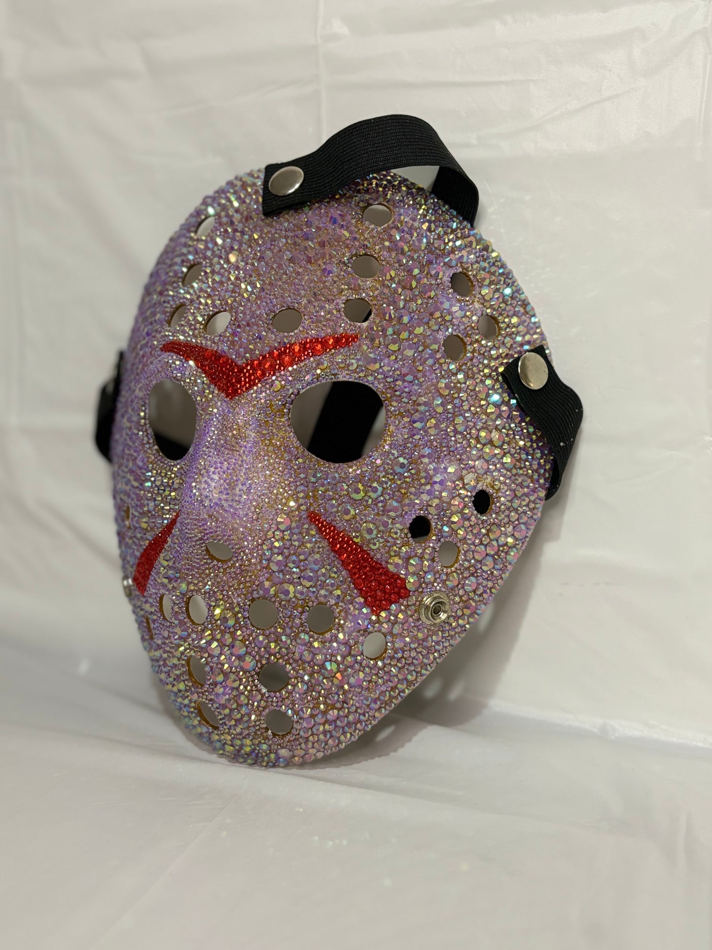 Rhinestoned Jason Mask