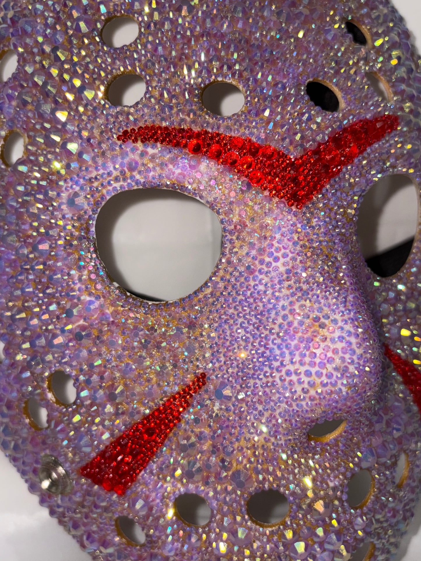 Rhinestoned Jason Mask