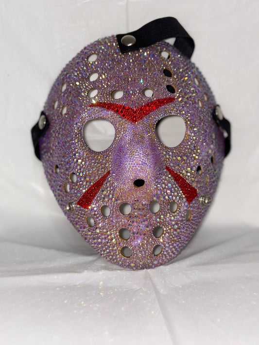 Rhinestoned Jason Mask