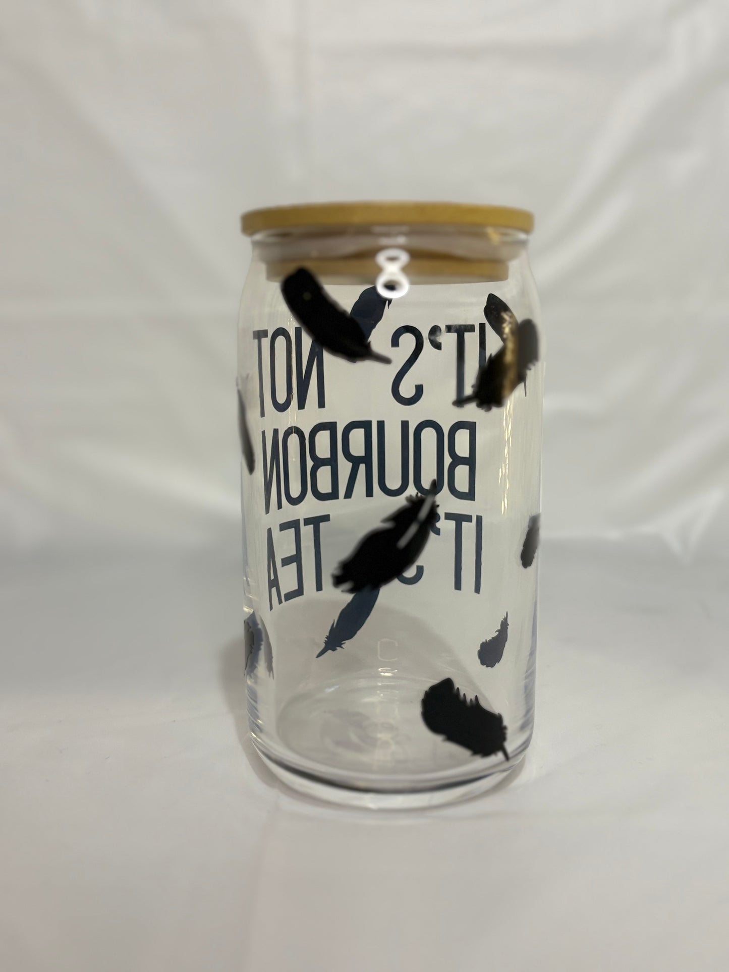 Bonnie Bennett Beer Can Glass