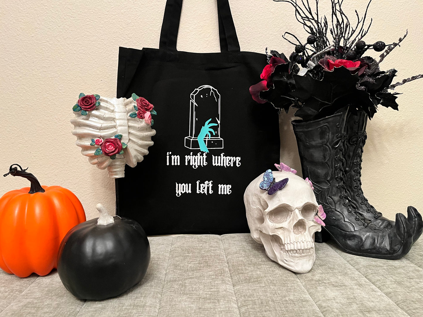 Right Where You Left Me/Corpse Bride Tote